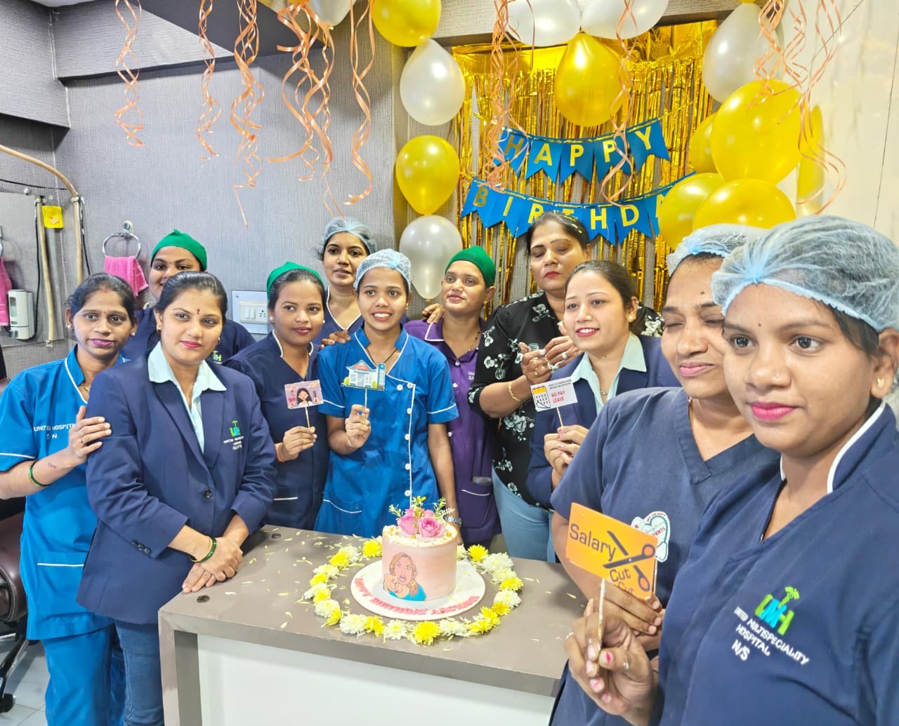UMH doctors and nursing staff together at the Nallasopara West branch